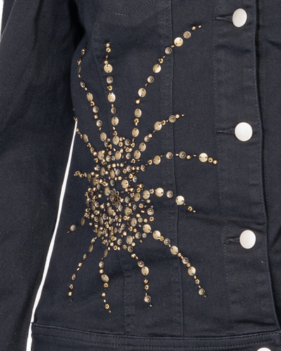 Spider-themed jacket.